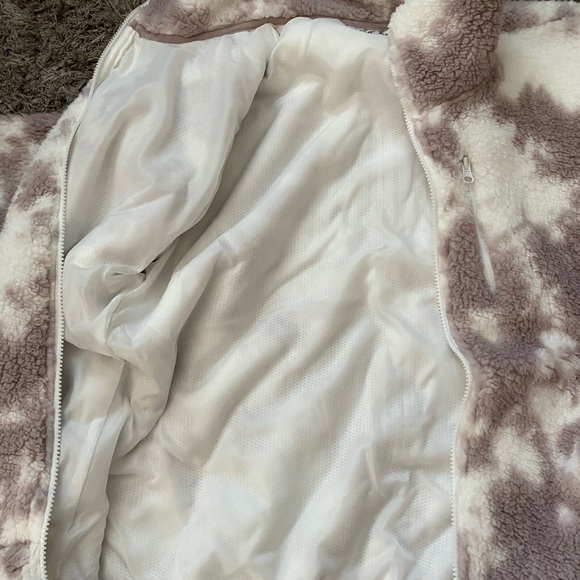 Betsey Johnson Tye Dye Fleece Zip Up - Picture 10 of 13